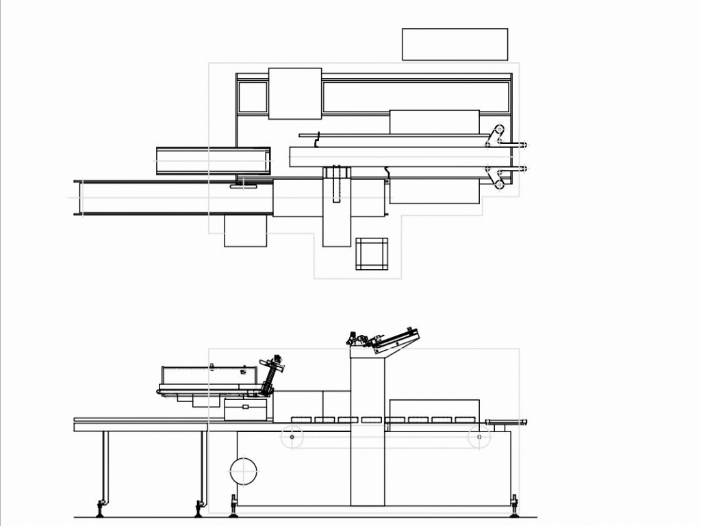 駆動部品用箱詰め・包装ライン
